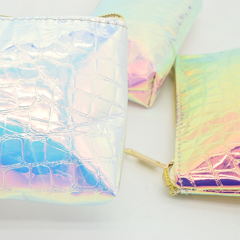 2020 nuevo radium fade color pequeño clutch bolsa de maquillaje para mujeres clutch bolsa de regalo portátil resistente al agua Application Scenario