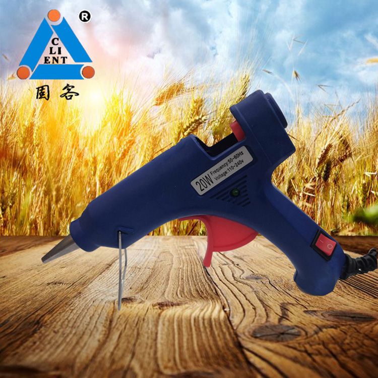 DGHL hot melt glue gun, 20-watt glue gun with switch, small glue gun