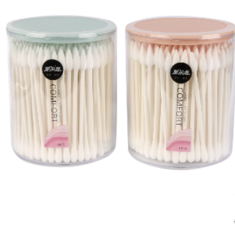 Paper stick cotton swab for makeup