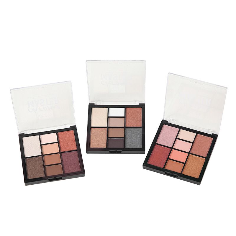 Formeonly Eight Color Plastic Shell Earth Pearlescent Matte Eyeshadow Ce128 Specification drawing