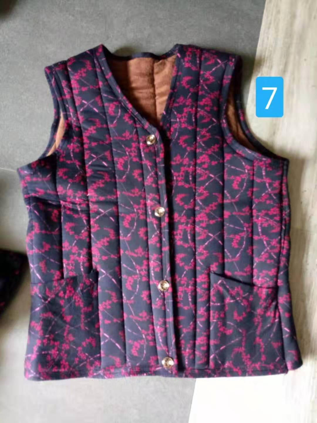 Three layers of cotton vest thumbnail