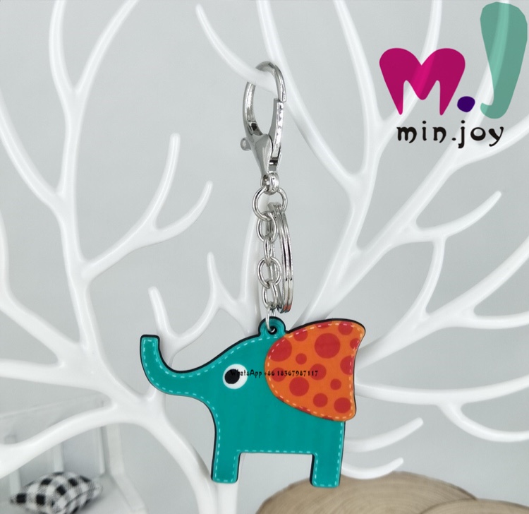 Elephant Cartoon Keychain Pendant Bag Hanging Clothing Accessories Ornaments Ornaments