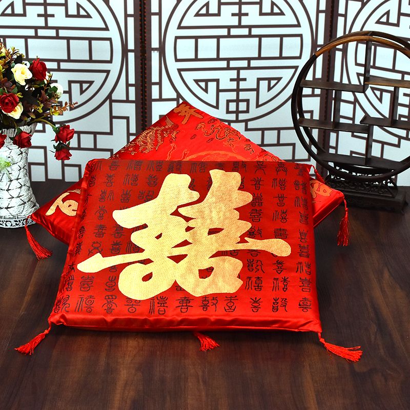 Wedding kneel cushion, cushion for leaning on, worship hall kneel cushion, bride and bridegroom seat cushion
