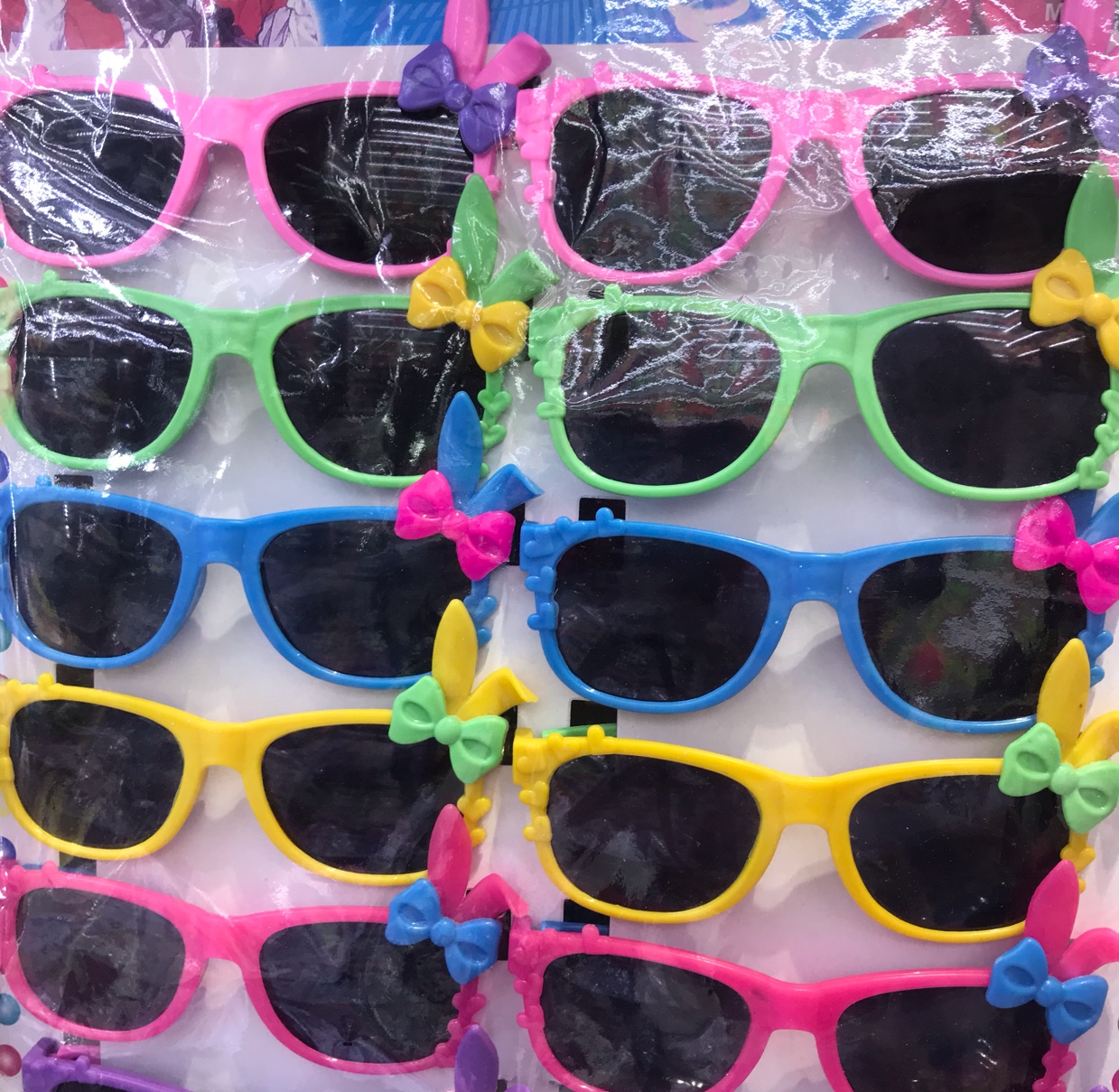 儿童太阳眼镜潮人聚会搞怪造型眼镜拍照道具兔子眼镜