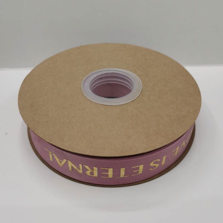 Various Sizes Polyester Ribbed Belt Printing Hot Stamping Pattern Pattern Manufacturers Direct Sales undefined