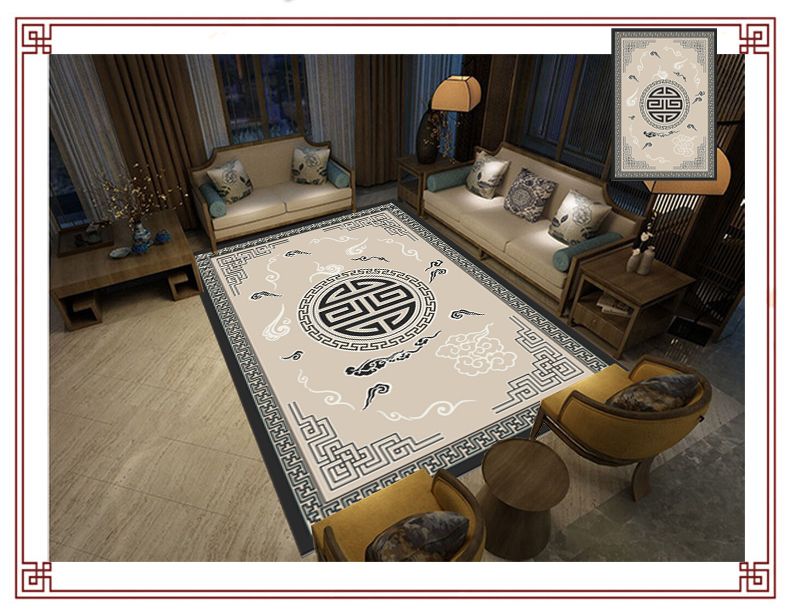 Living Room Sofa Coffee Table Carpet Modern Simple Light Luxury Home Carpet Bedroom Covered With A Large Area Of Mats