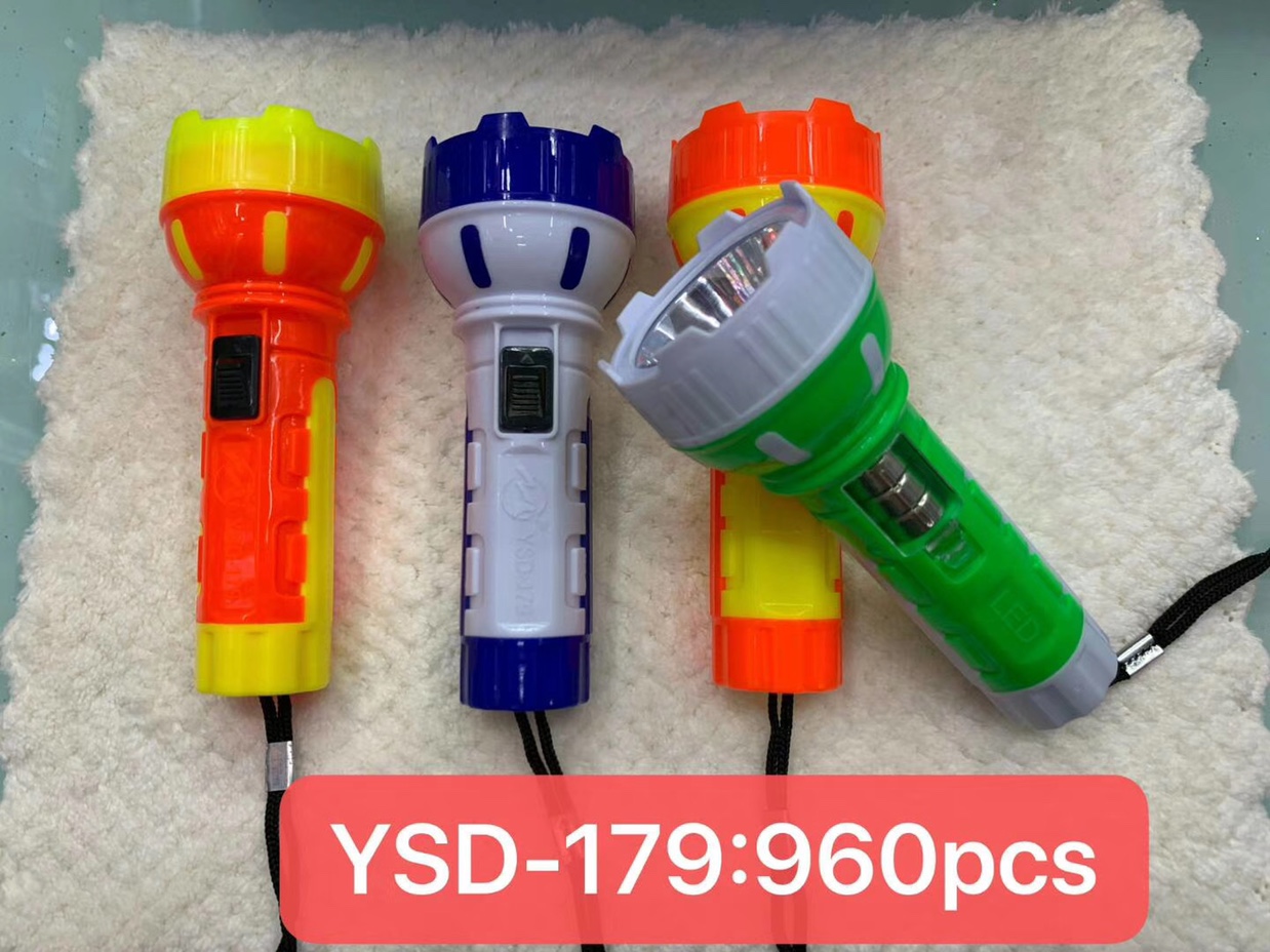 塑料手电筒挂件迷你小电筒挂件纽扣电池电筒挂件LED手电筒YSD-179款详情图3