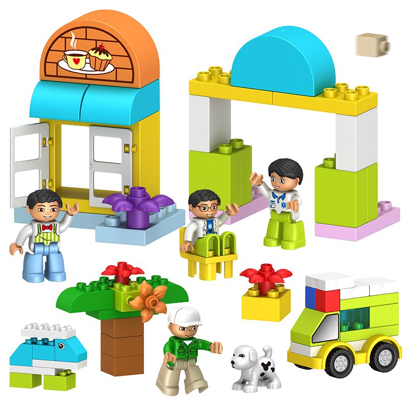Large-sized LEGO building blocks for children's intelligence and brain-stimulating toys for boys and girls Item Picture