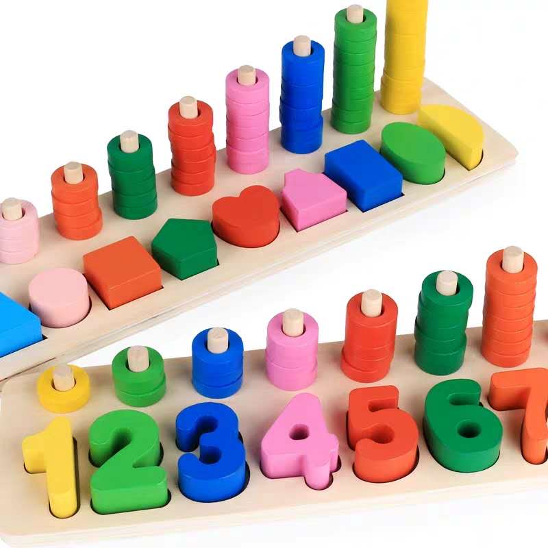 Children's digital shape building block toys for boys and girls are early education and development toys that benefit intelligence Application Scenario