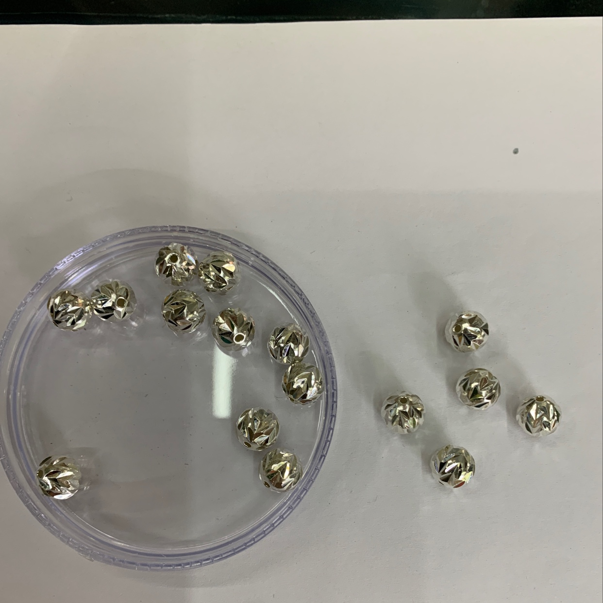 925 sterling silver light beads Specification image