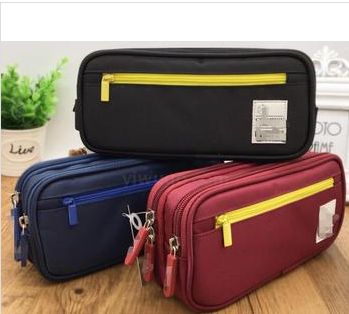 Multifunctional pencil storage bag in primary school canvas pen bag