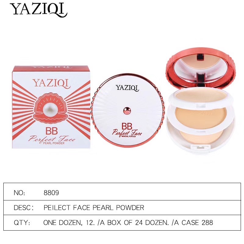8809 double layer powder. Skin color is 3 colors