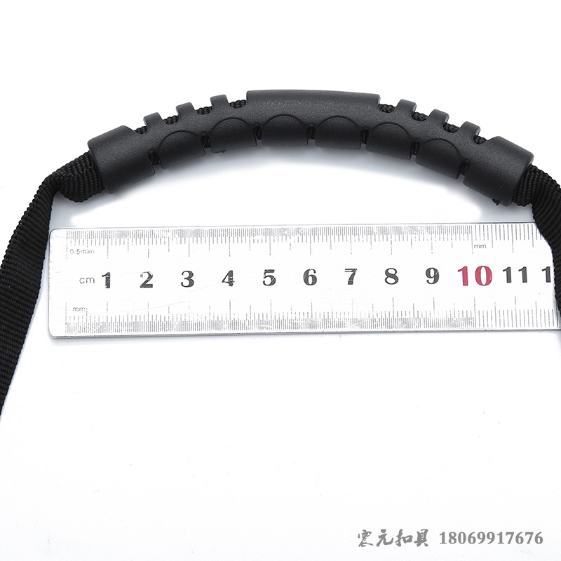 Direct sales from the manufacturer of backpack webbing handles, plastic handles, PVC webbing handles, webbing hollow handles, and bag injection handles details Picture