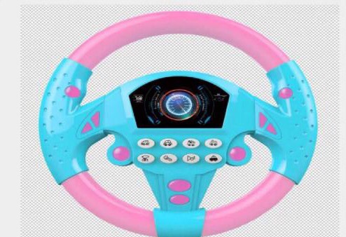 儿童音乐方向盘pvc纸卡头包装   玩具  方向盘  带音乐  塑料 林鑫玩具 1 