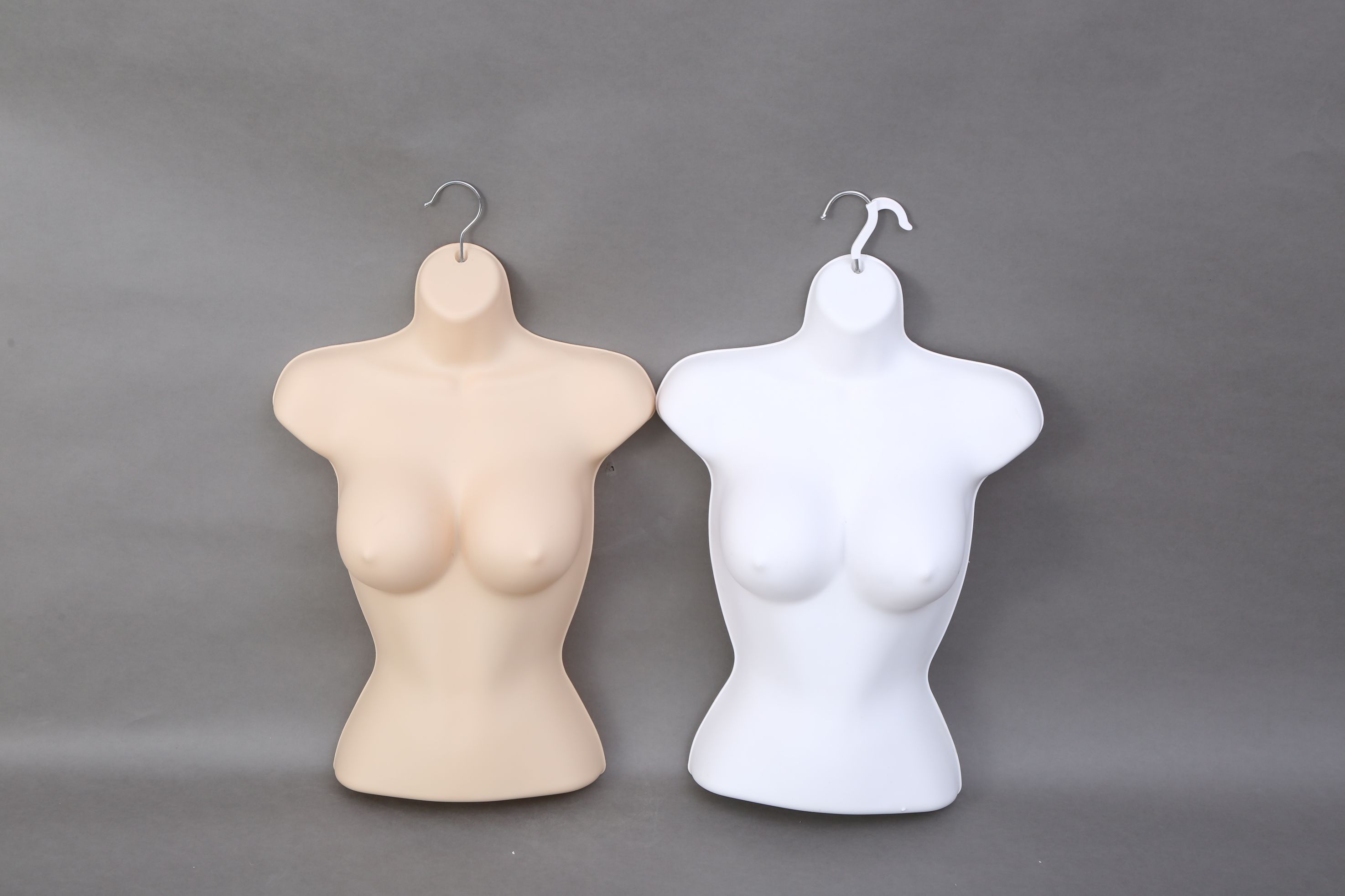 Manufacturers direct women bust model props chest film board plastic pajamas dress hanger model chest film