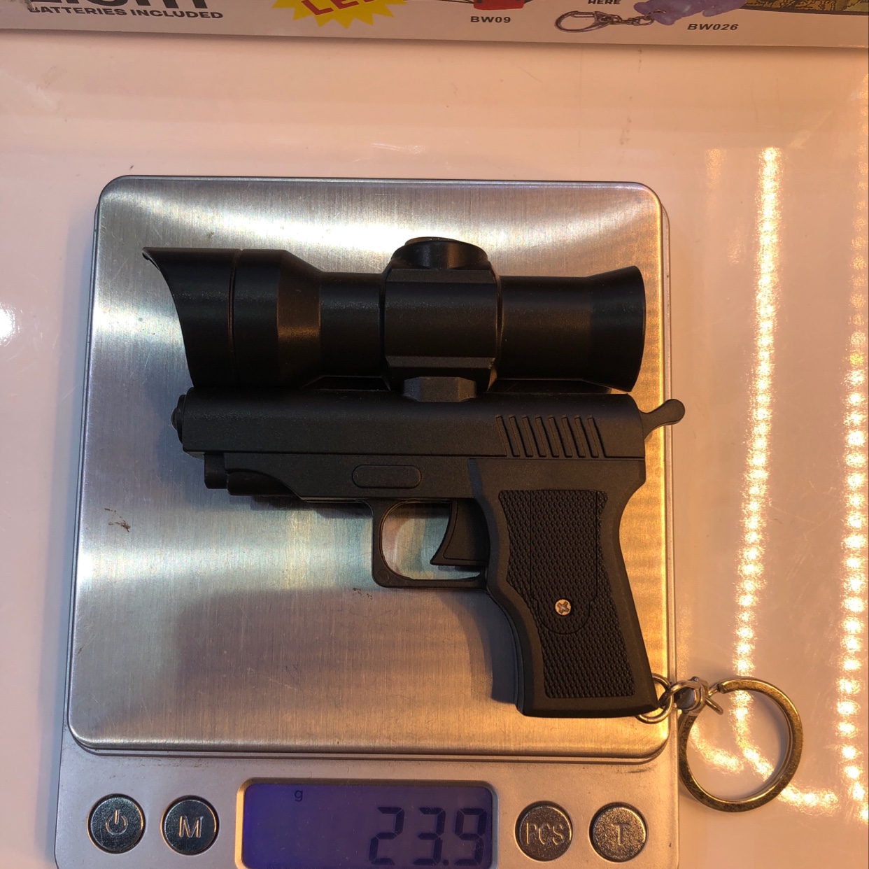指南针枪钥匙扣产品图