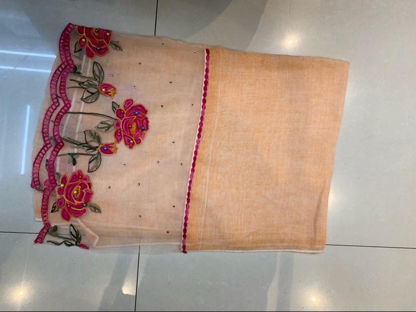 TR cotton G embroidery beading ➕ dot drill