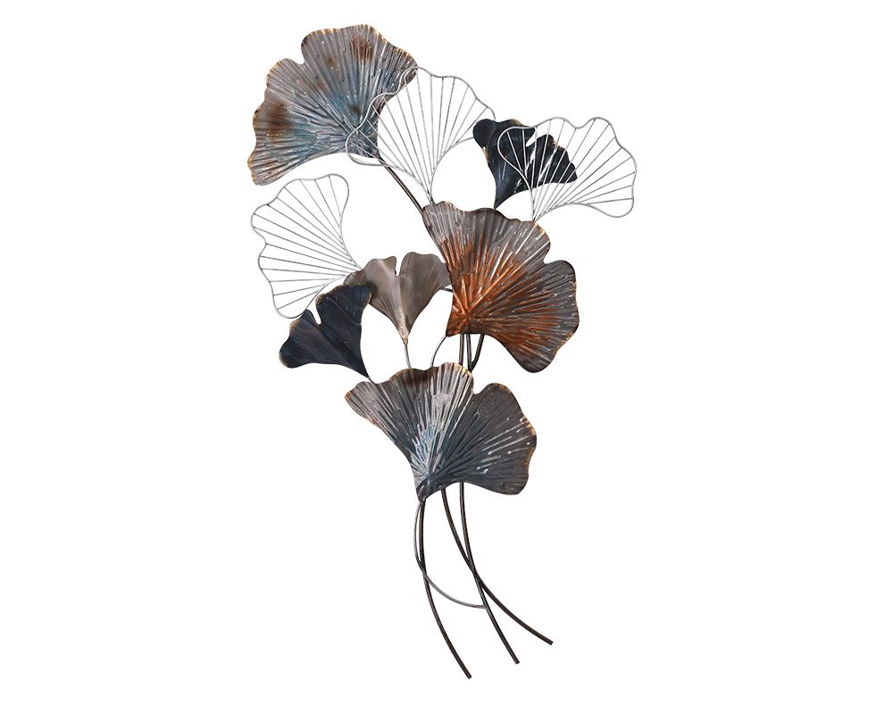 Manufacturers direct leaf wall decoration wrought iron crafts thumbnail
