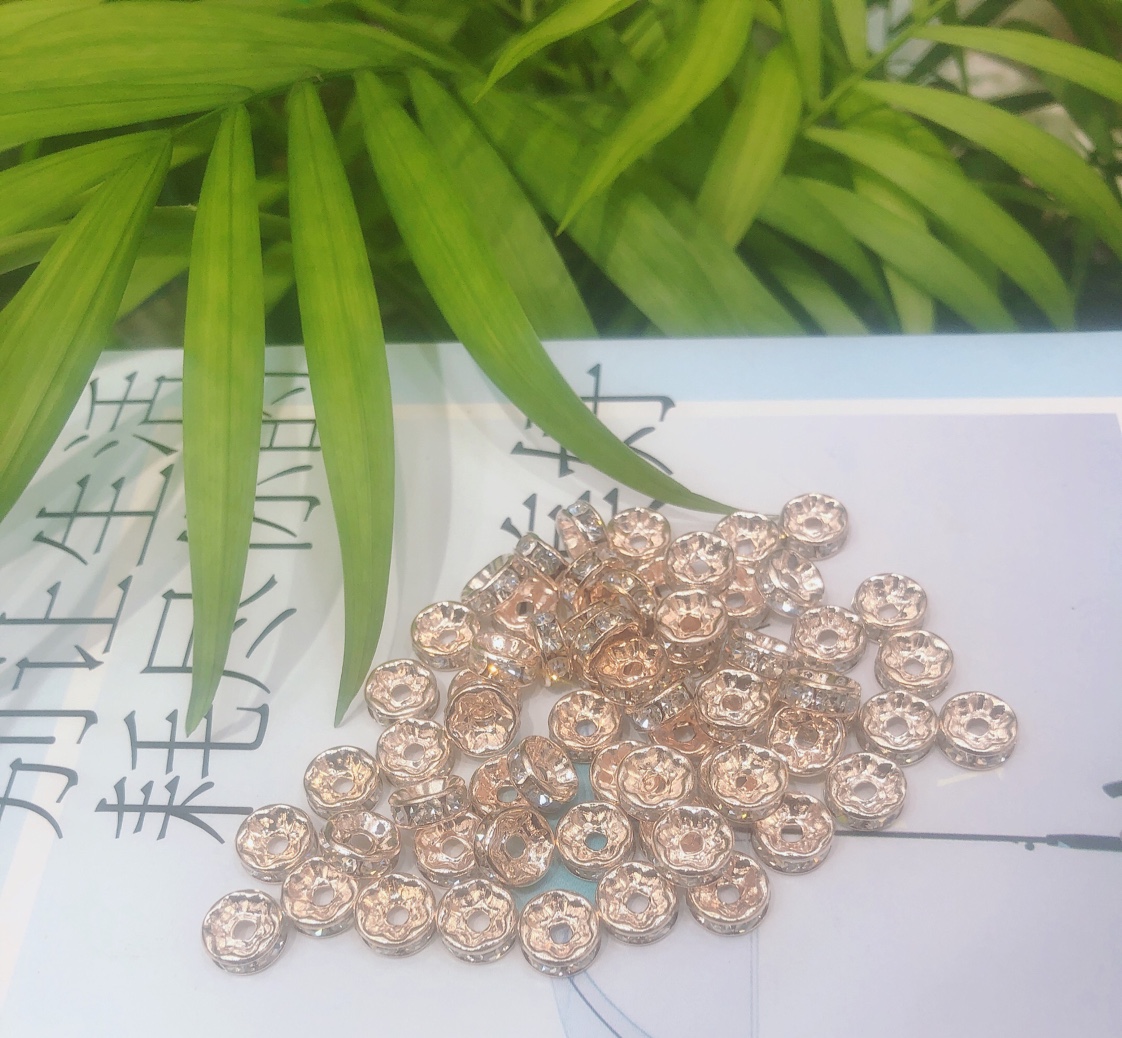 8mm straight edge diamond ring: gold, silver, Kc gold, white K, rose gold, gun black