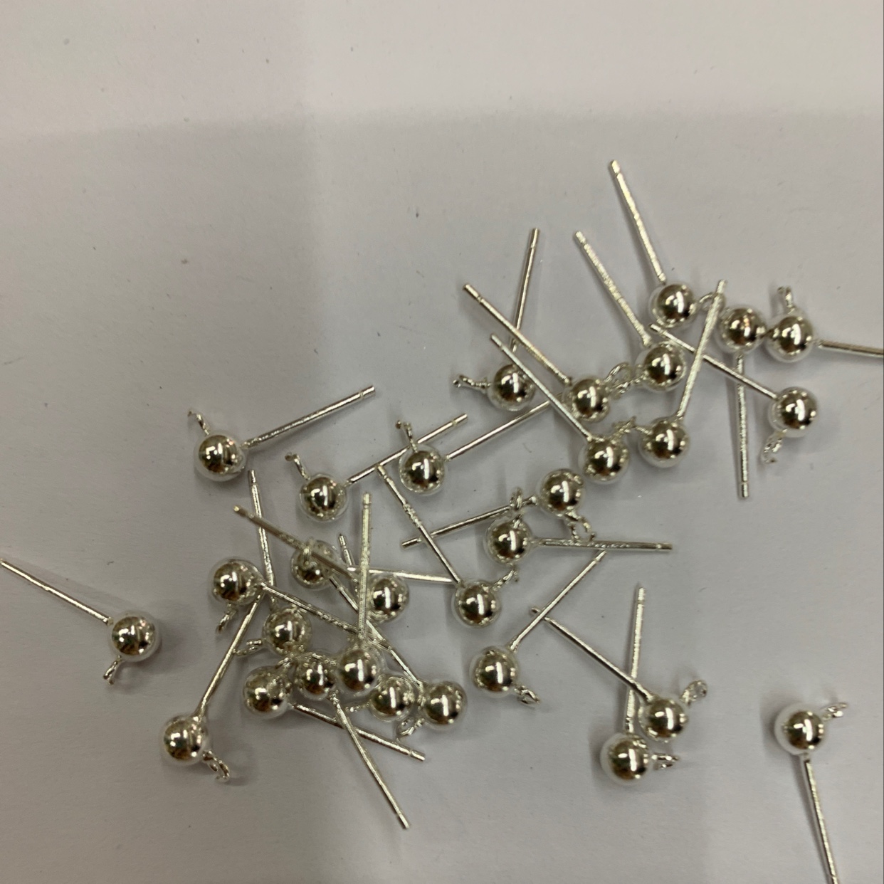 925 sterling silver bulb earneedle thumbnail