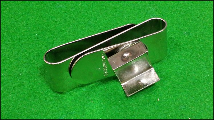 Stainless steel billiard ball chock clamp secret Chock sleeve powder bag magnetic suction gun powder shell