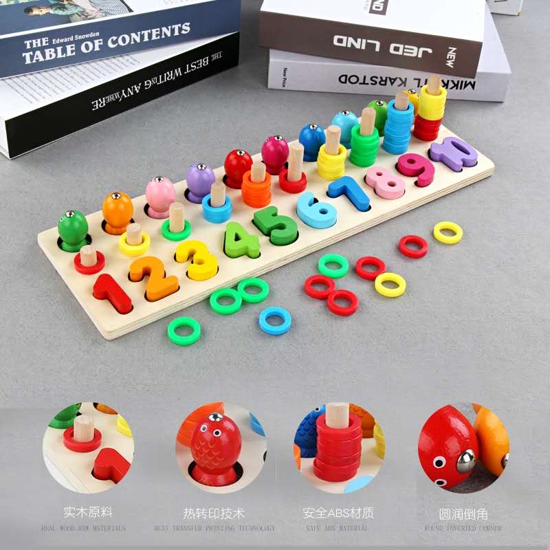 Early education fishing number matching color recognition for boys and girls Intelligence Benefit toys for babies early education intelligence Item Picture