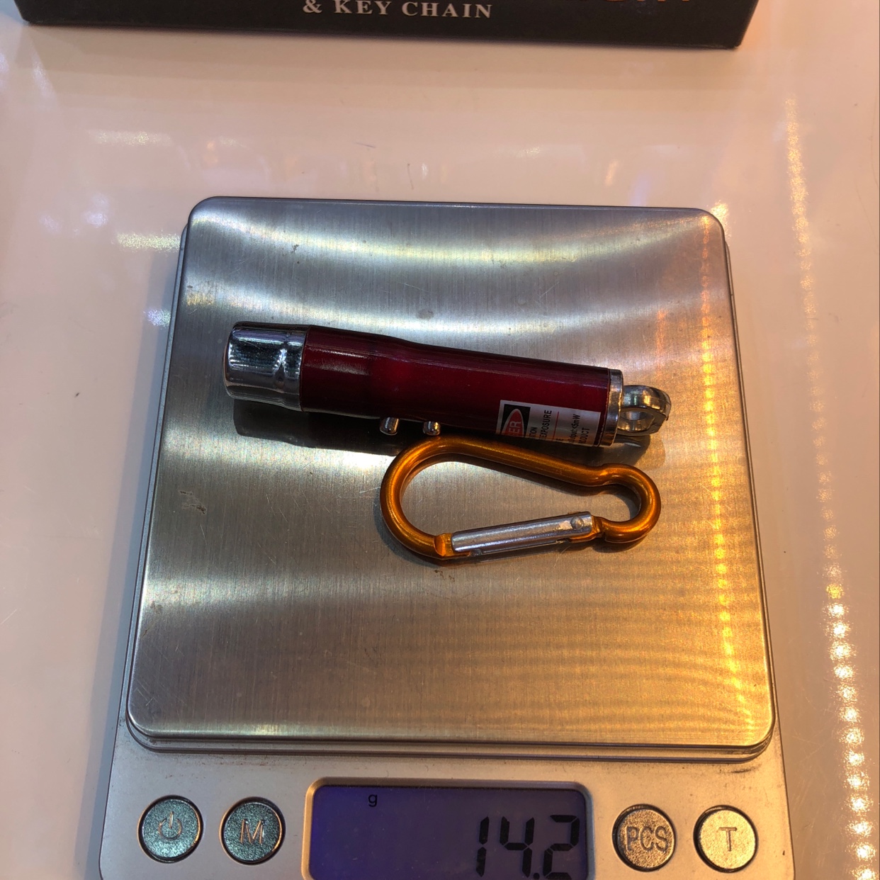 806 lámpara de calabaza, luz blanca ➕ laser ➕ verificación de dinero, caja de presentación he