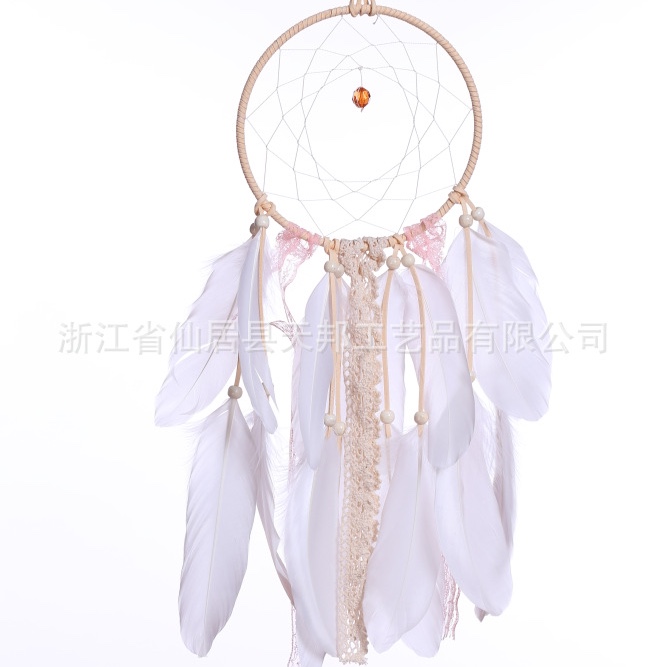 Huashen Craft Indian dreamcatcher Craft Feather Wind Chime Gift DC4102