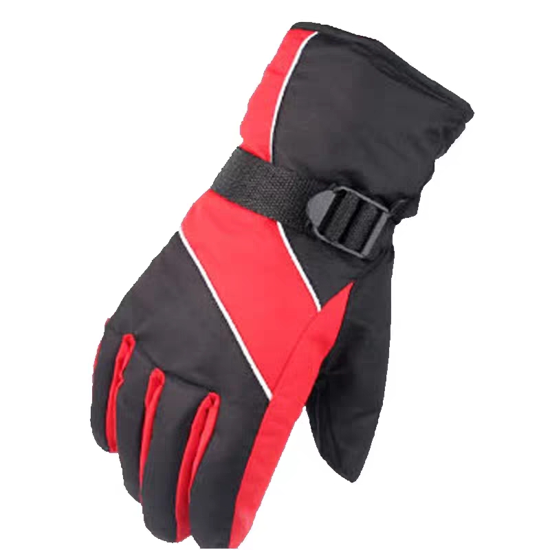 男女户外跑步滑雪防水抓绒手套防风骑行摩托车手套冬季防滑登山