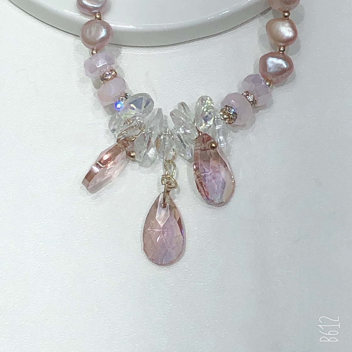 Original pearl bracelet ➕ pink crystal Internet celebrity style Application Scenario