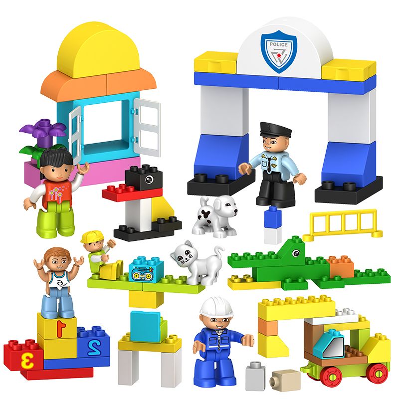 Large-sized LEGO building blocks for children's intelligence and brain-stimulating toys for boys and girls Specification image
