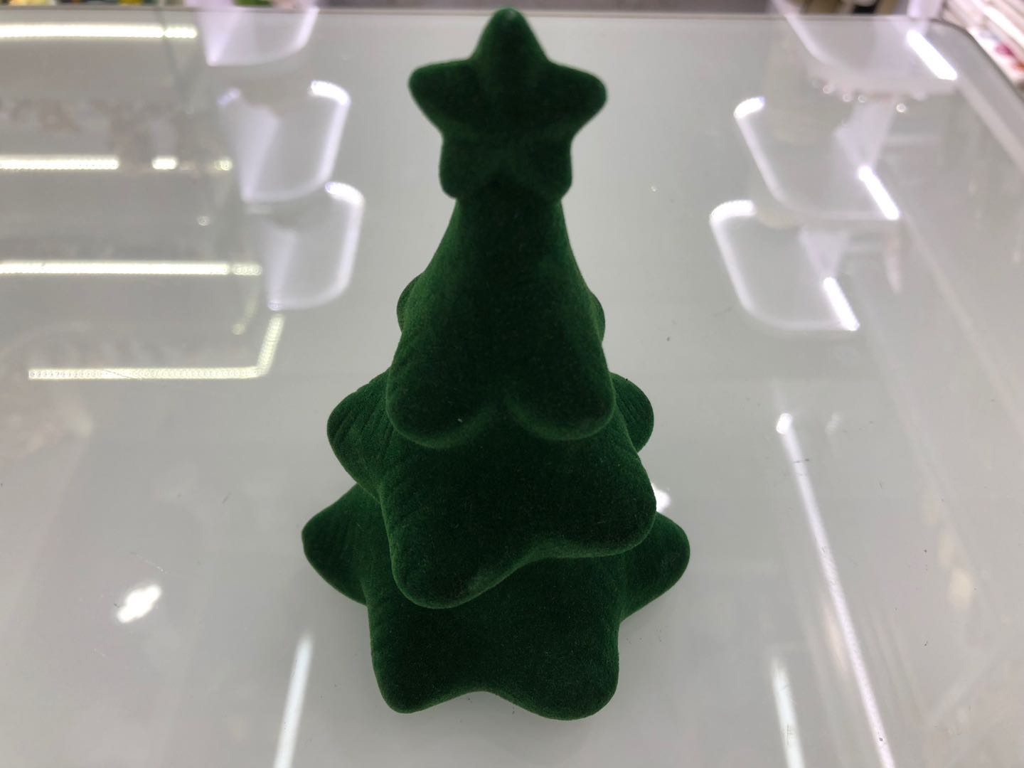 喷绒圣诞树摆件圣诞树圣诞用品