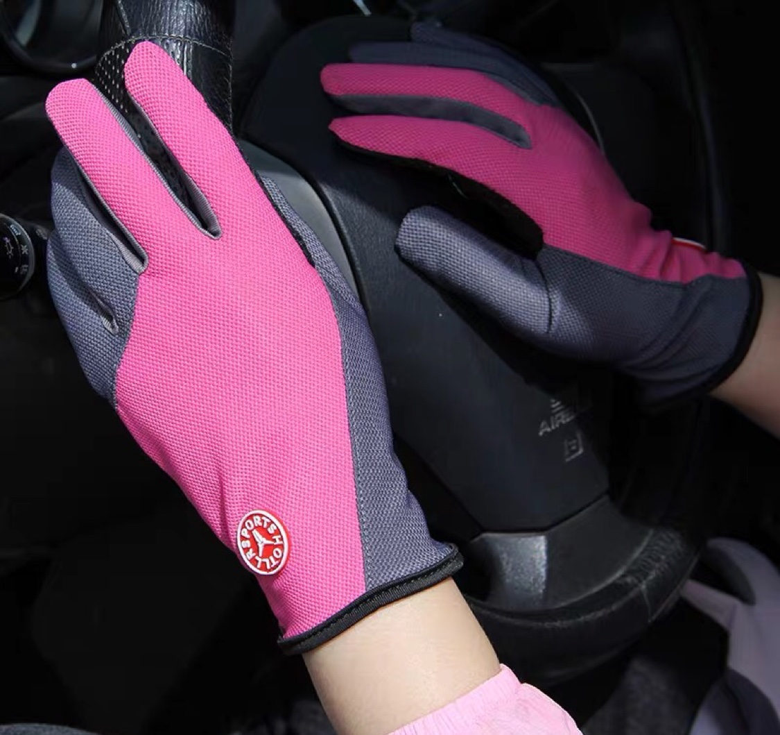 Summer Sun Protection Gloves Thin Outdoor Cycling Men Mountaineering Driver Driving Non-Slip Gloves All Finger Touch Screen Sports Women Application Scenario