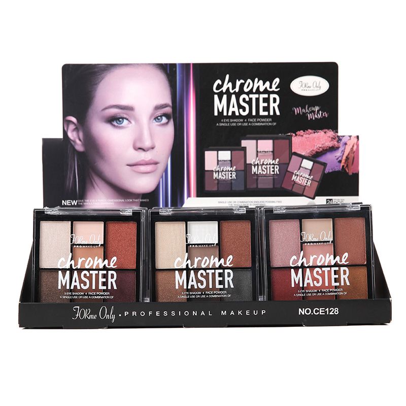 Formeonly Eight Color Plastic Shell Earth Pearlescent Matte Eyeshadow Ce128 Application Scenario