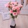 3头洋玫瑰花 仿真花束客厅家居装饰假花 仿真花花卉一件代发图