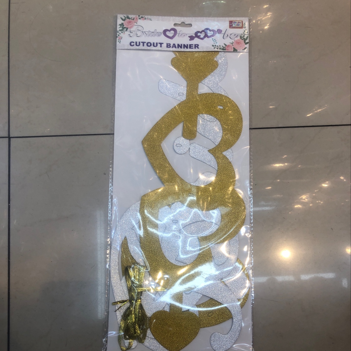 Love gold powder pendant