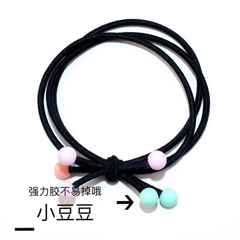 Small red bean/colorful bean rubber band hair ornament