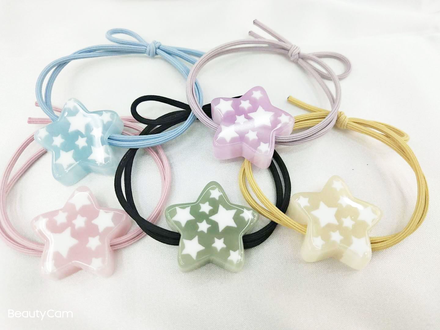 Jelly star circular knot double-layer rubber band