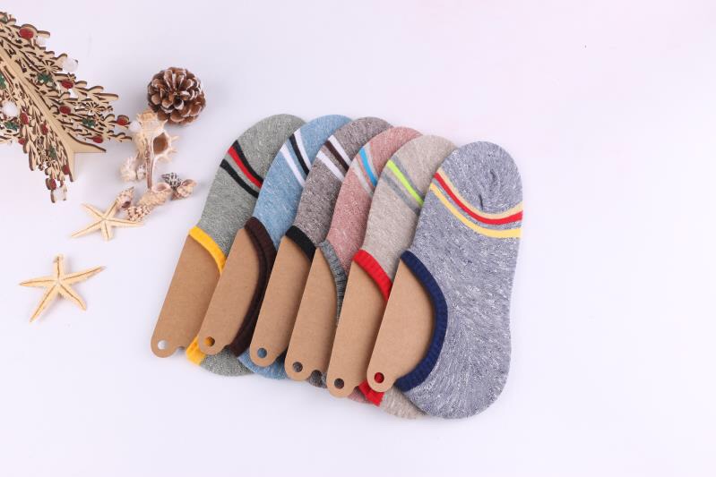 Fashionable Korean-style boat socks, small boat socks, men's casual socks, invisible all-cotton socks, bean shoe socks, gentleman's socks, floor socks Application Scenario