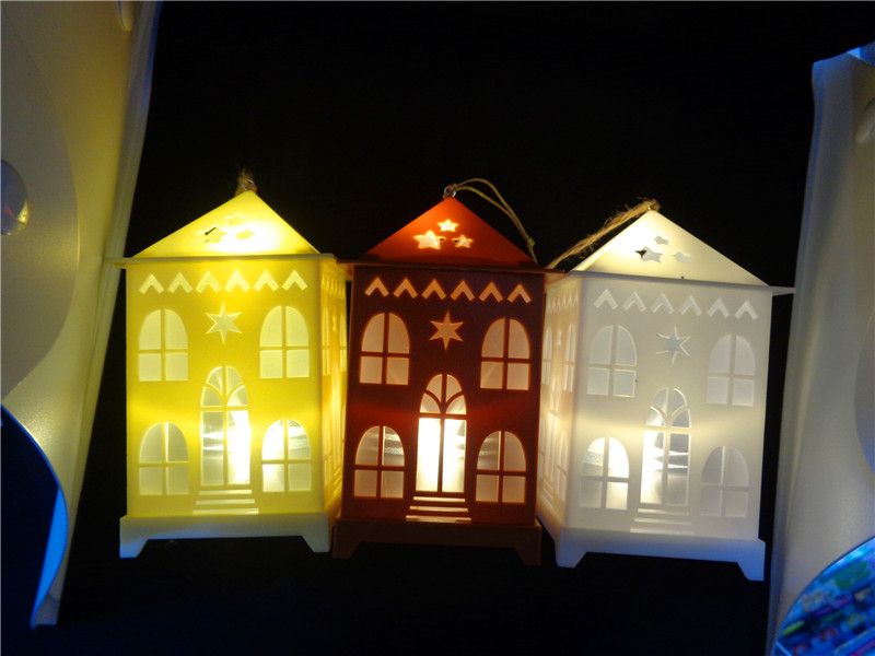 Romantic guide for couples: Candle lamp, LED night light, gift, antique luminous seven-color warm White House lamp Item Picture