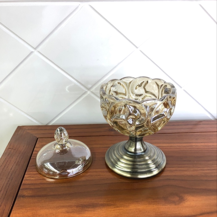 Manufacturers Exquisite Decoration Foreign Trade Single Glass Candy Jar Small, Large Quantity Can Be Talked About details Picture