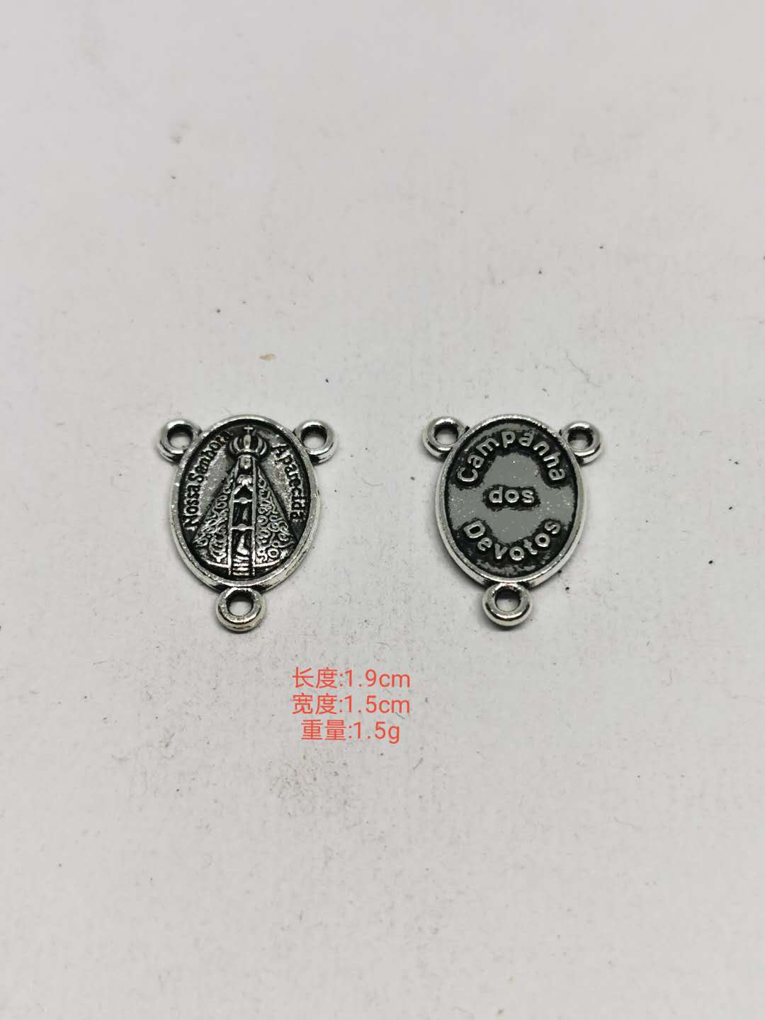 Manufacturers direct alloy die casting metal accessories Brazil Madonna Triangle brand necklace bracelet style thumbnail