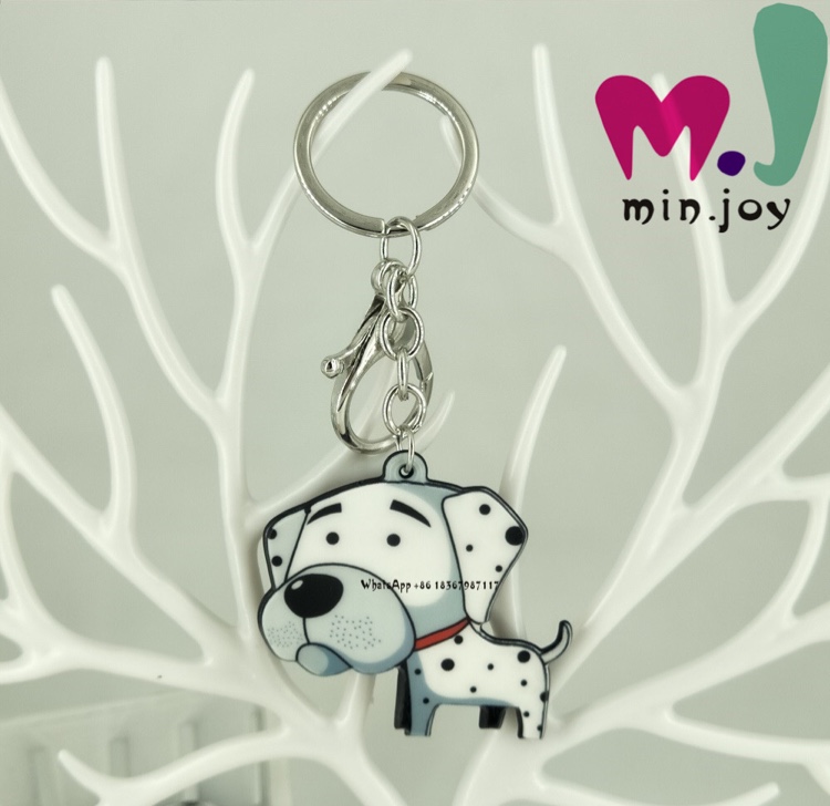 Puppy Spotted Dog Cartoon Dog Cartoon Key Chain Pendant Bag Hanging Clothing Accessories Ornaments Ornaments