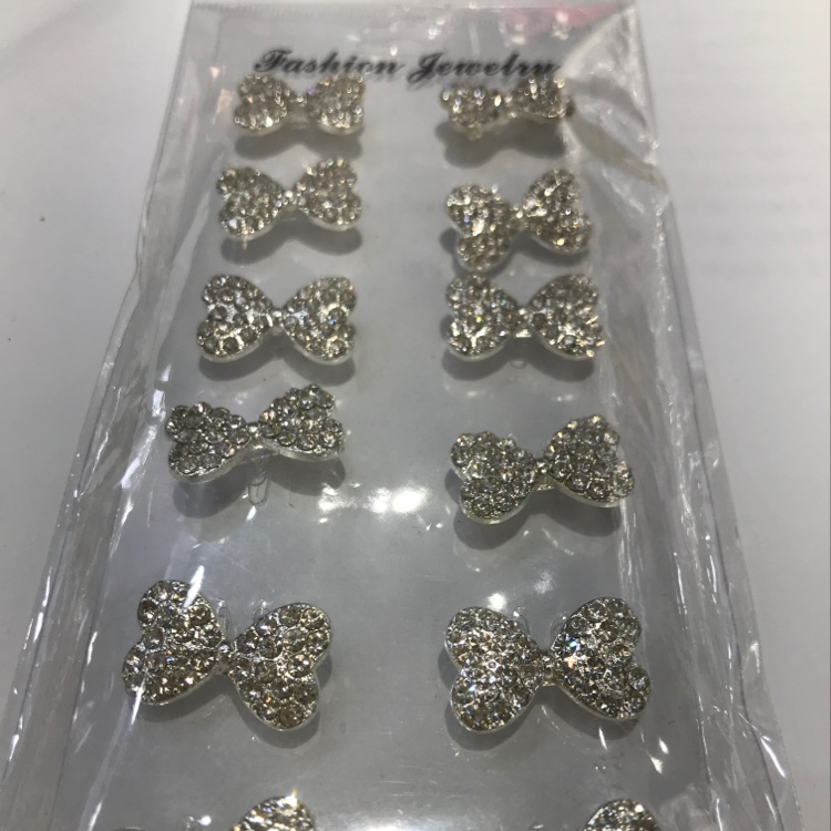 233 精致超闪小蝴蝶扣针 迷你防走光胸针装饰夏季开衫扣衣服固定