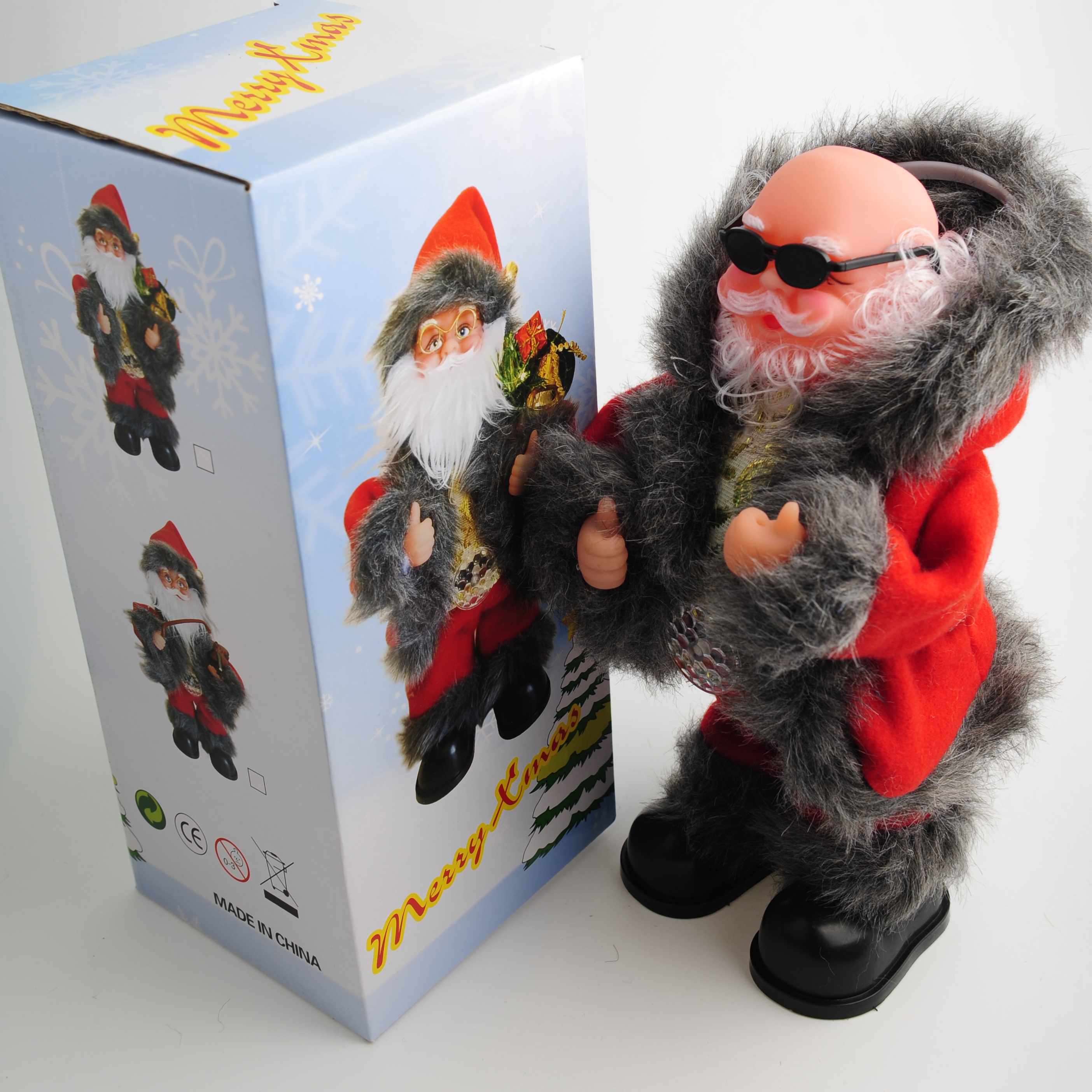 12-inch dancing Santa Claus Christmas gift toy Christmas plush Christmas detail image 3