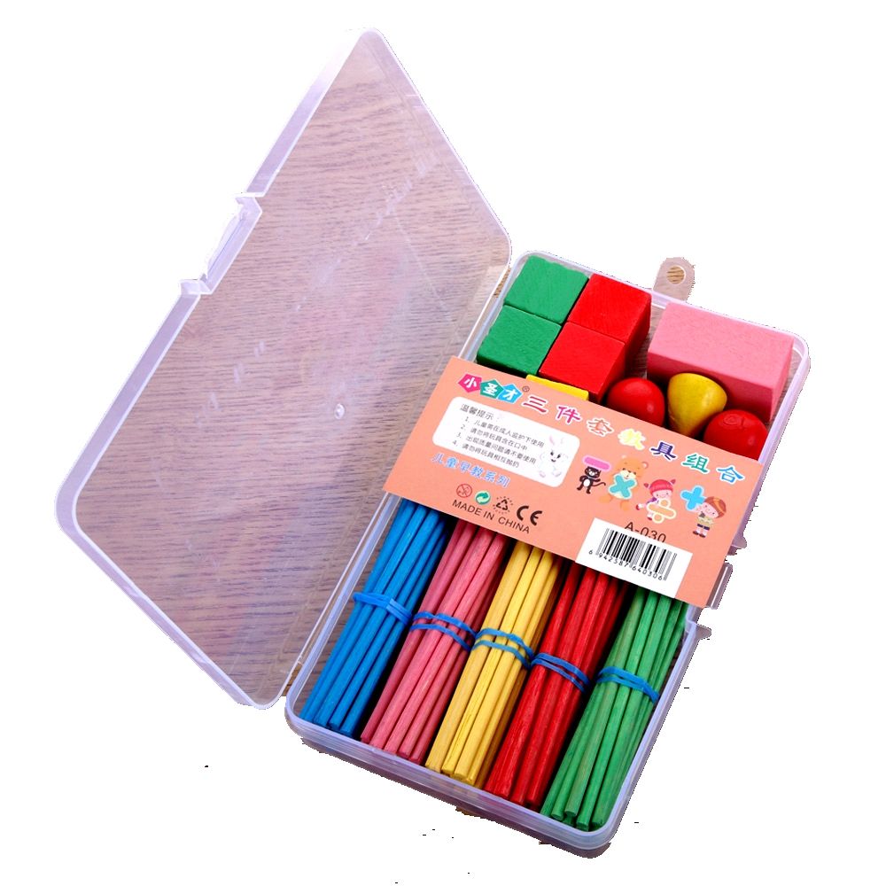 几何体数学棒木制小学数学教具立体模型正方体长方体圆锥益智玩具