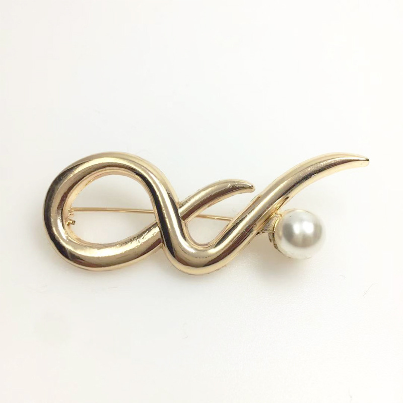 珍珠胸针高档胸花女外套别针开衫扣韩国奢华大气复古配饰礼品详情图6