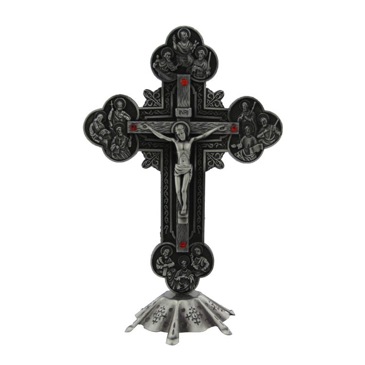 Zinc alloy handicraft: Crucifix metal cross of Jesus thumbnail