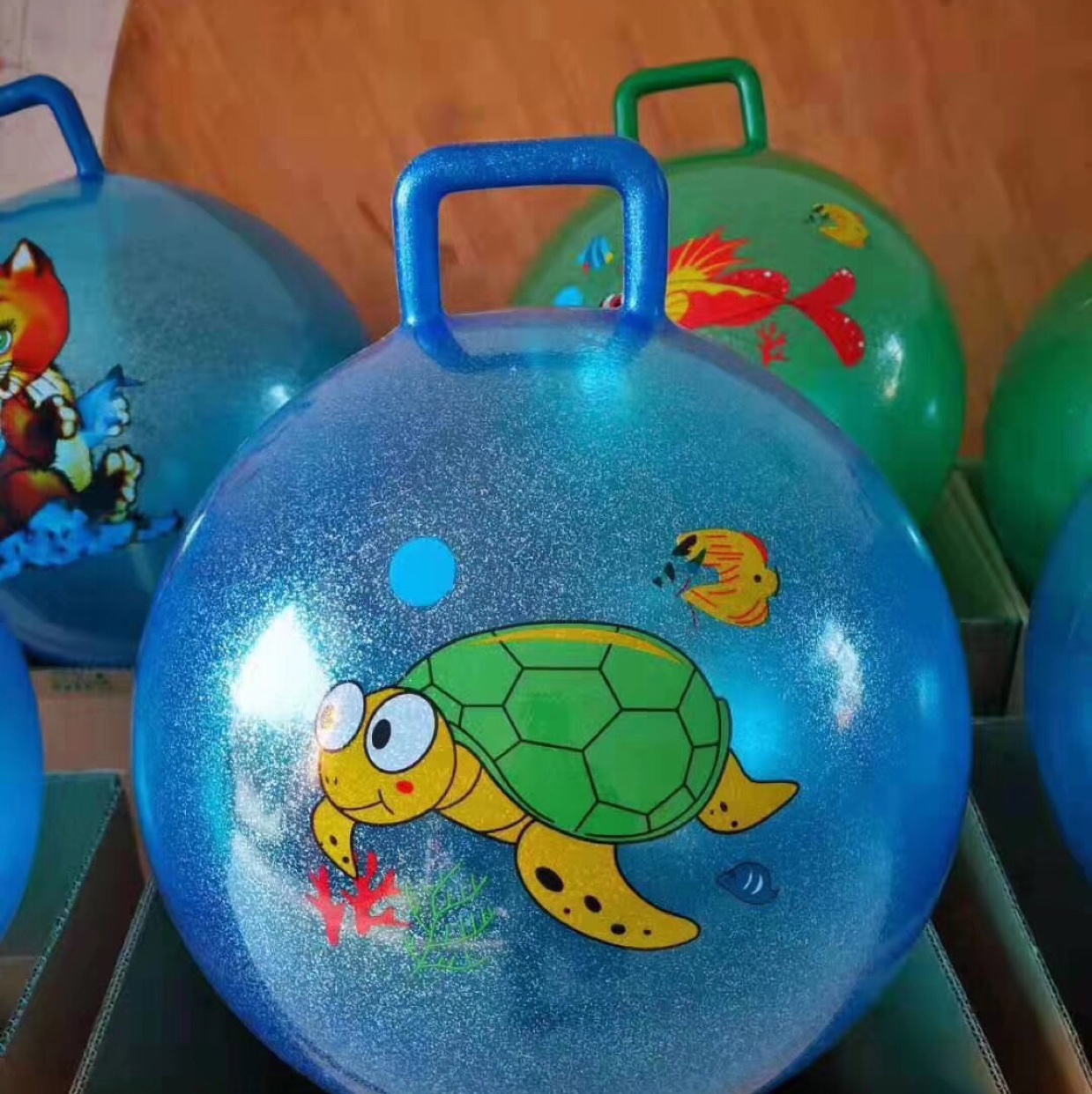 手柄羊角球                         产品图