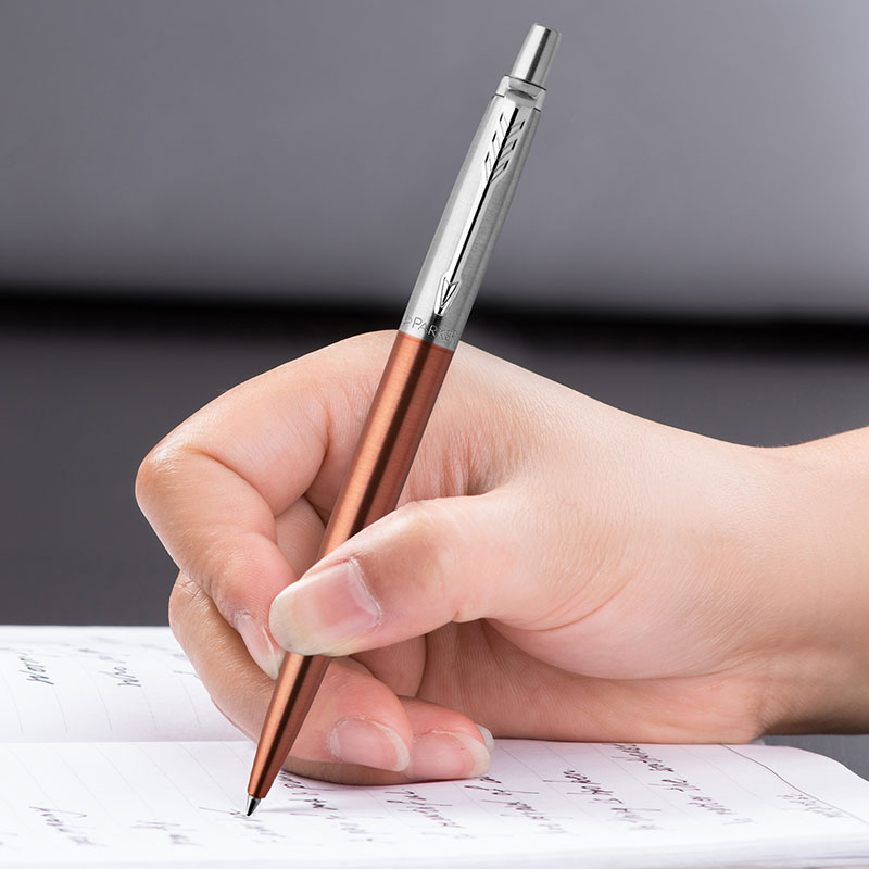 Parker Jot Chelsea Orange and White Gel Pen, Official genuine Parker fountain Pen, high-end gift for business and adults detail image 4